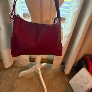 Portland leather goods large slouchy bag in orchid , brand new never used. Nsnp